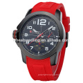 Fashion silicone japan movement quartz watch men's watches